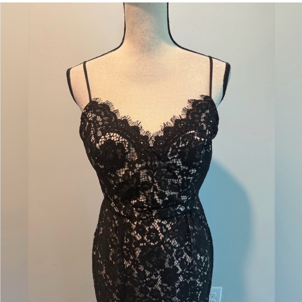 J. Crew Giupure Black Lace Midi Dress - Picture 7 of 12